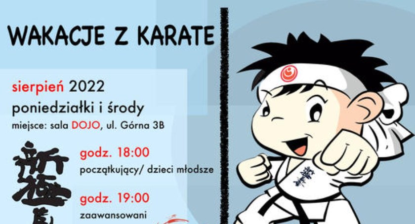 Bezpłatne zajęcia odbywają się w sierpniu/ grafika organizatora