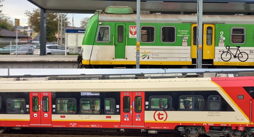Pociąg Kolei Mazowieckich i Szybkich Kolei Miejskich
