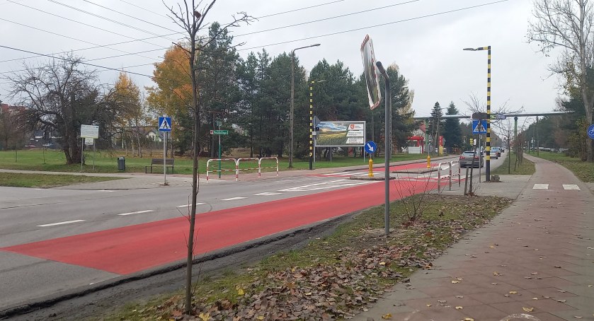 Skrzyżowanie ulic Mickiewicza i Piłsudskiego/ zdj. z 7.11.2022 r. 