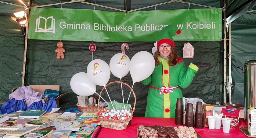 Na zdjęciu - jarmark świąteczny w Kołbieli, 4 grudnia 2022