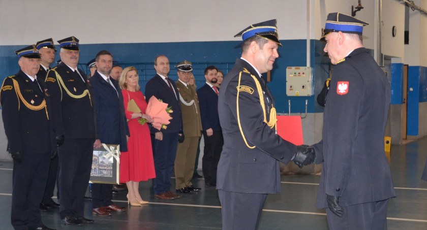 Od prawej: st. bryg. Tomasz Król i bryg.  Michał Gigoła. 