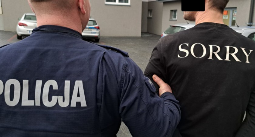 46-latek zatrzymany za znęcanie się. Fot. KPP Otwock