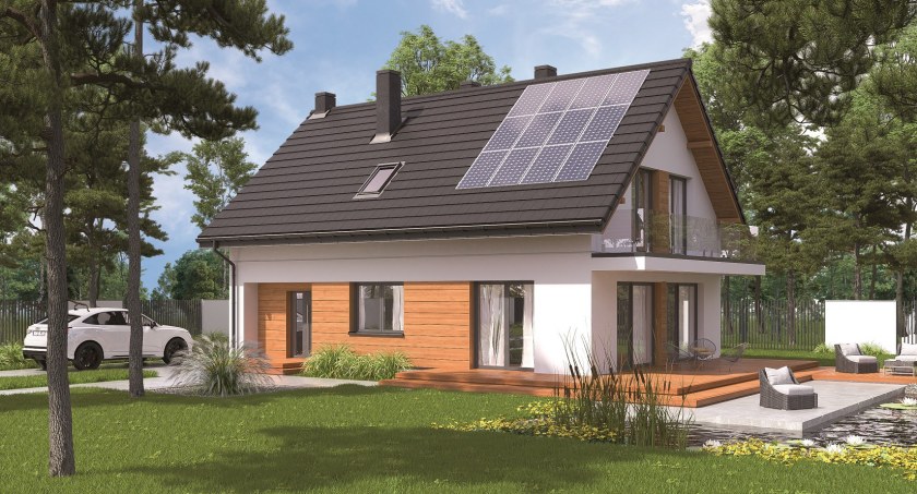 Zdjęcie: Projekt domu A105 - Nasz pomysł z kolekcji Murator, arch. Katarzyna Słupeczańska