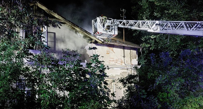 Pożar w Otwocku Świdrze. Fot. OSP Józefów