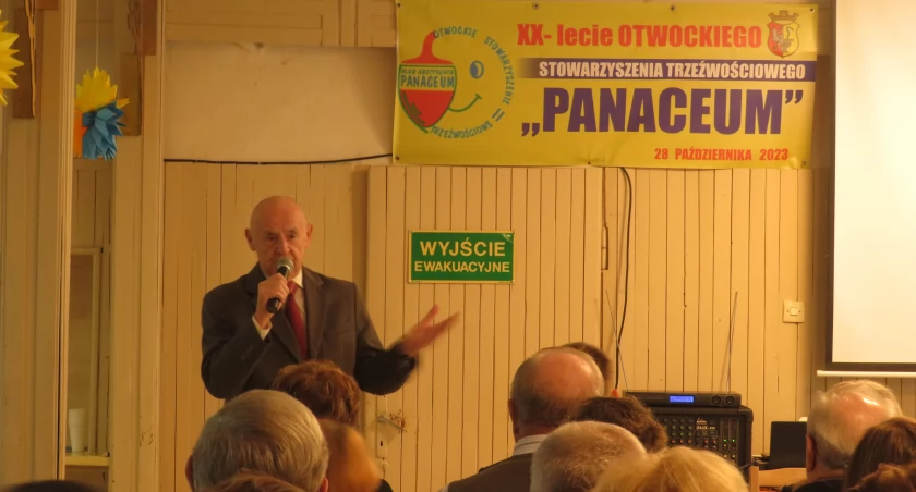 Zenon Kwiatkowski, prezes zarządu Otwockiego Stowarzyszenia Trzeźwościowego „Panaceum”