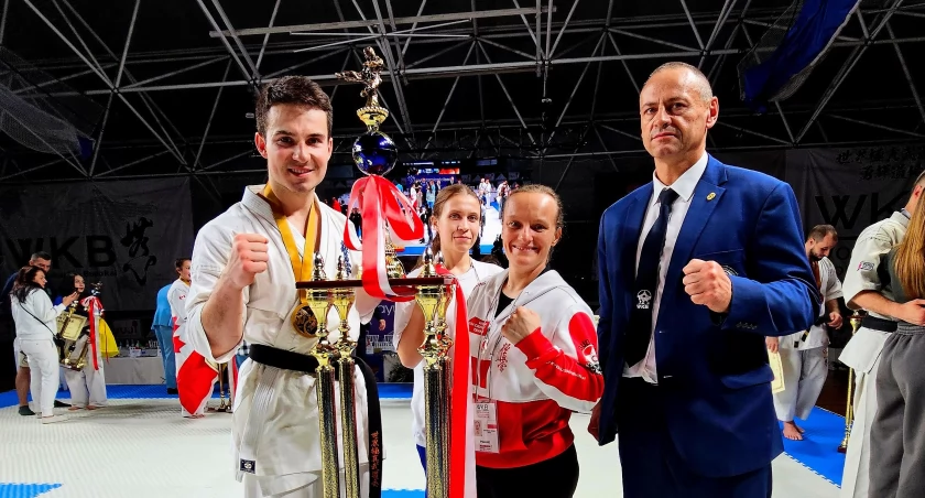 Reprezentanci KSW Bushi na 1. Mistrzostwach Świata Open WKB w Lorca. Fot. KSW Bushi