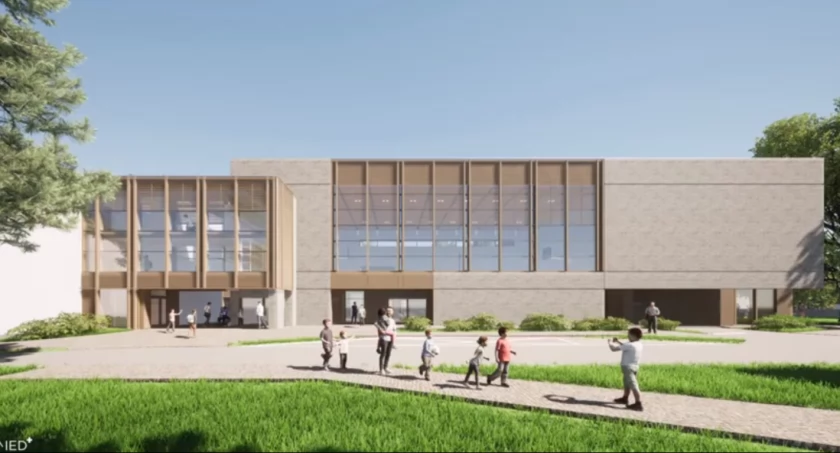 Wizualizacja nowego Mazowieckiego Centrum Neuropsychiatrii w Józefowie