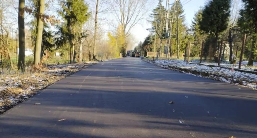 Droga nr 270711W w Wysoczynie po przebudowie. Fot. UG Sobienie-Jeziory