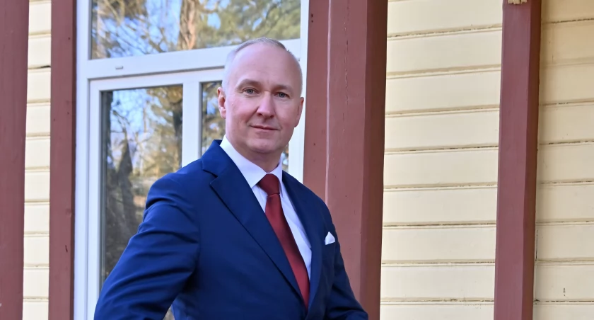 Na zdjęciu: Ireneusz Paśniczek, kandydat na prezydenta Otwocka