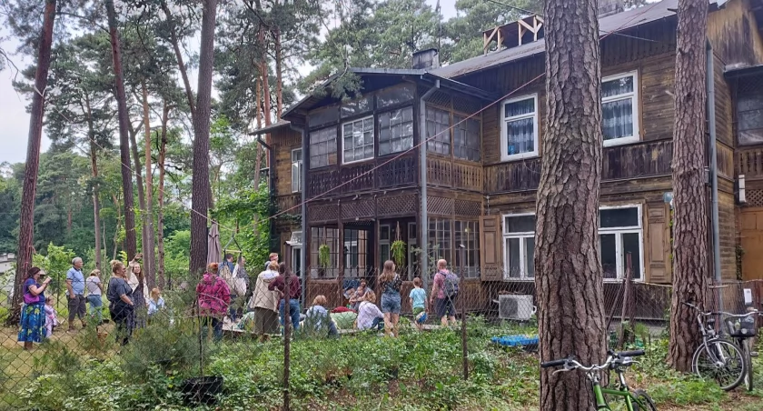 Willa Rogalskich w Świdrze udostępniona do oglądania podczas I edycji Domów otwartych w 2023. Fot. archiwum Świdermajerowie