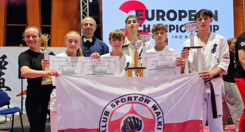 Na zdjęciu: reprezentanci KSW Bushi na turnieju w Białymstoku. Fot. KSW Bushi