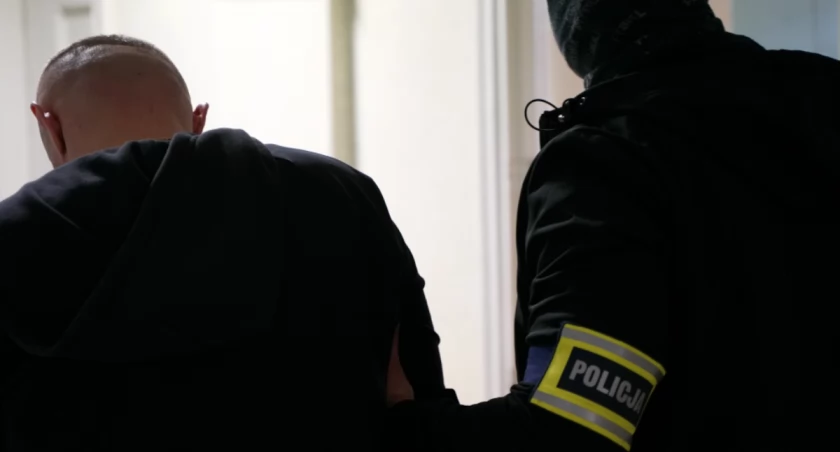 Jeden z mężczyzn należących do szajki samochodowej. Fot. KPP Otwock