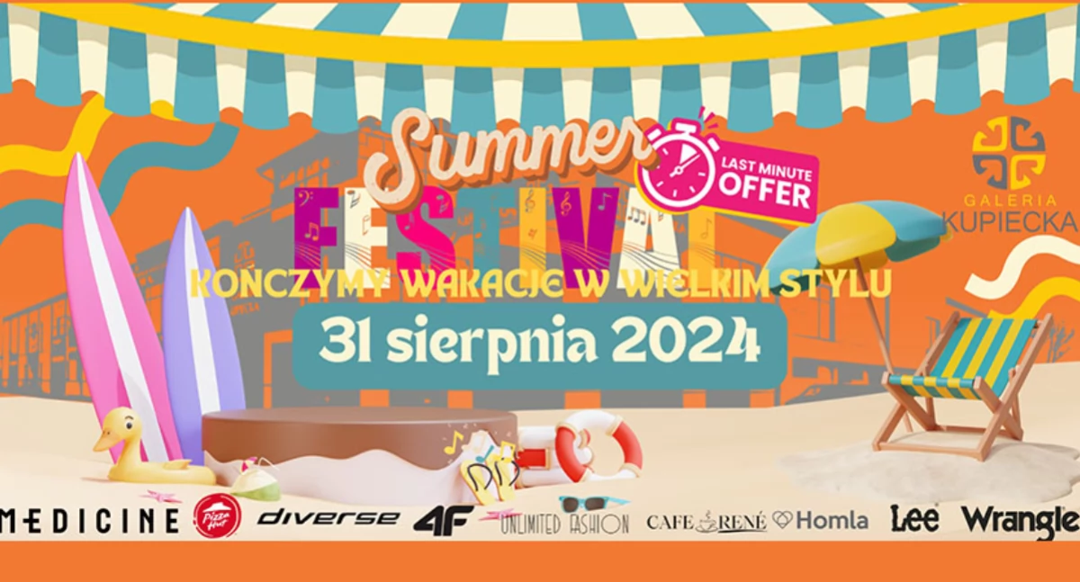 Imprezy - wydarzenia, Summer Festival Galerii Kupieckiej koniec wakacji - zdjęcie, fotografia