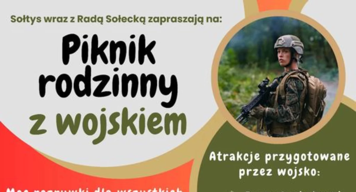 Imprezy - wydarzenia, Glinki zapraszają piknik wojskiem - zdjęcie, fotografia