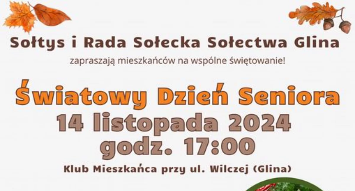 Imprezy - wydarzenia, Światowy Dzień Seniora Glinie - zdjęcie, fotografia
