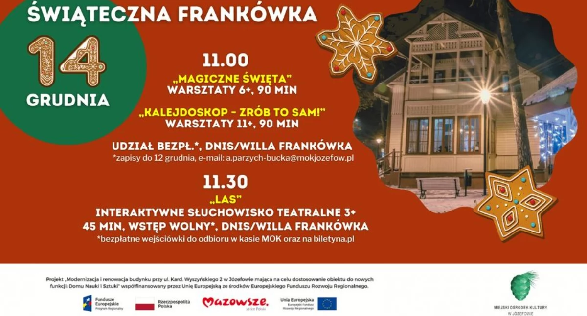 Imprezy - wydarzenia, Przedświąteczne warsztaty artystyczne Józefowie - zdjęcie, fotografia