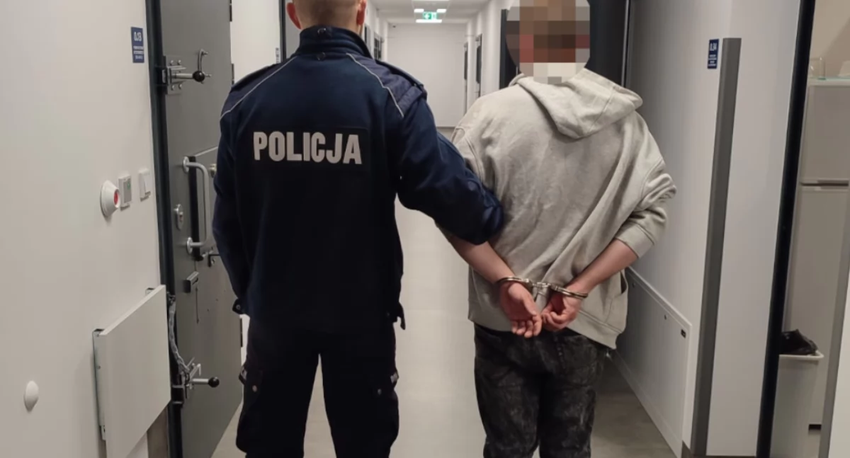 Kronika kryminalna, letni chuligan znów rękach policji trafił aresztu - zdjęcie, fotografia