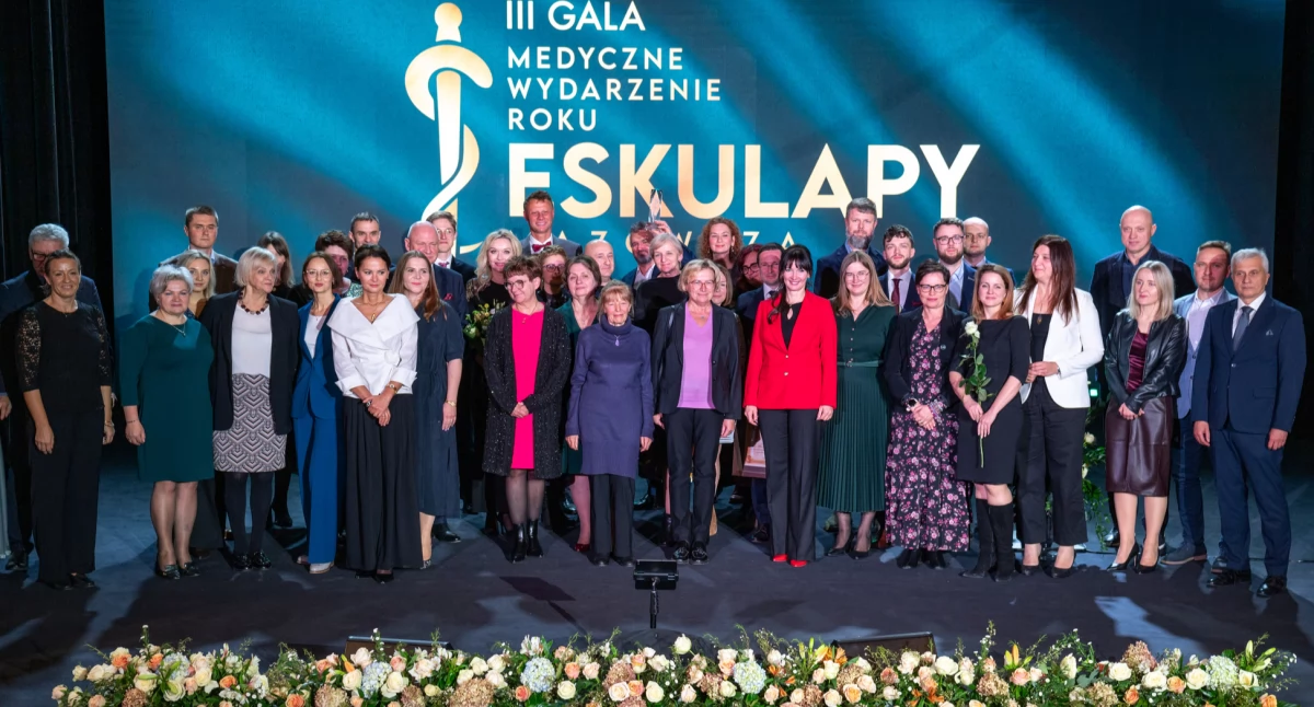 Laureaci Eskulapa Mazowsza 2024. Fot. Bartosz Bartosiński/UMWM
