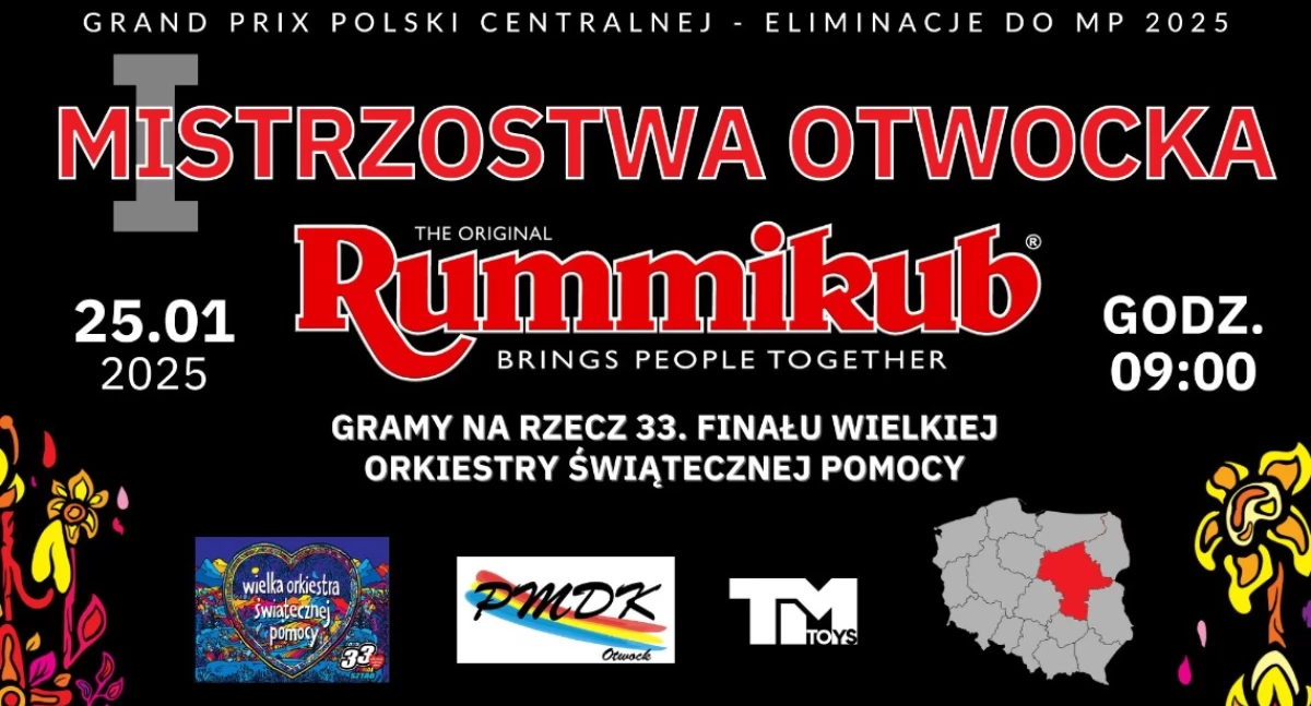 Imprezy - wydarzenia, Mistrzostwa Otwocka Rummikub dołącz zabawy wesprzyj WOŚP! - zdjęcie, fotografia