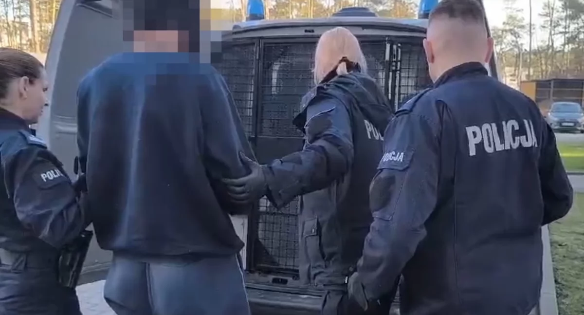 Kronika kryminalna, Agresor recydywista zatrzymany groził śmiercią trzem osobom - zdjęcie, fotografia
