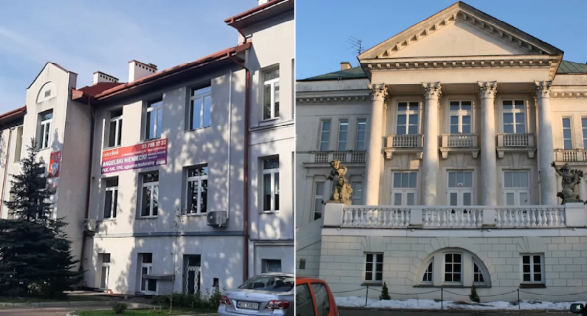 Budynki LO nr III i LO nr I w Otwocku. Fot. archiwum