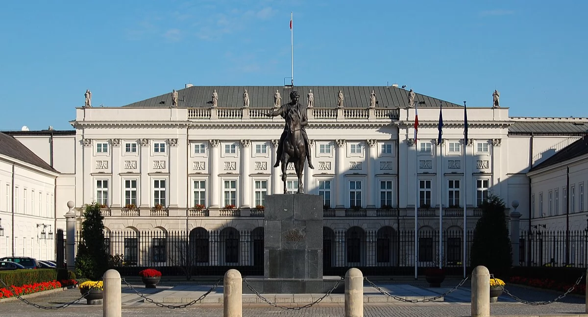 Pałac prezydencki w Warszawie. Fot. Wikimedia