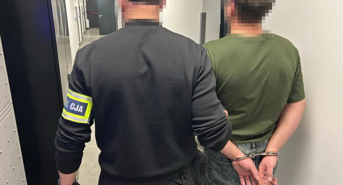 Zatrzymany za posiadanie marihuany obywatel Ukrainy. Fot. KPP Otwock