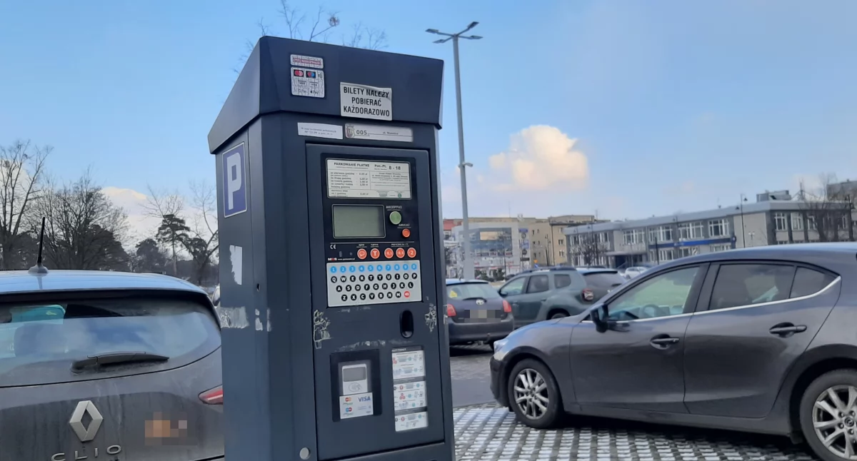Parkometr przy ul. Staszica w Otwocku. Fot. archiwum