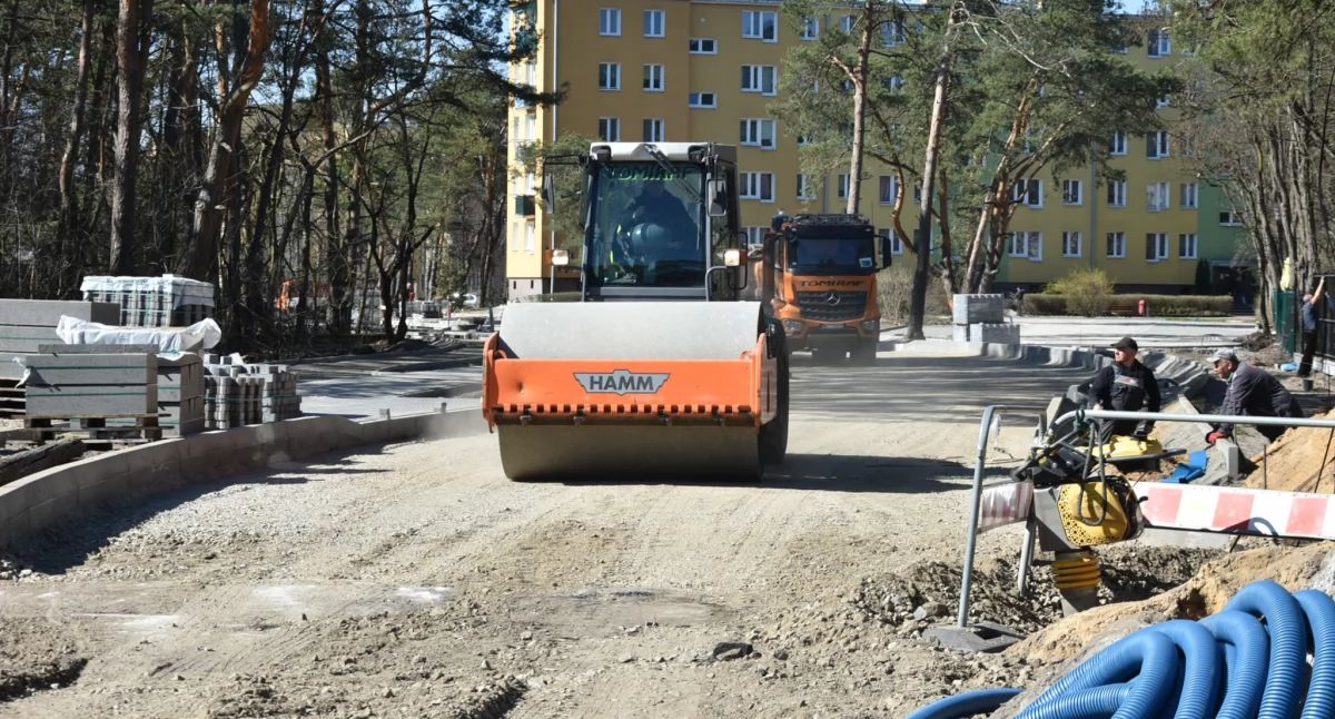 Roboty drogowe na ul. Pułaskiego w Otwocku. Fot. Facebook/Otwock miasto z dobrym klimatem