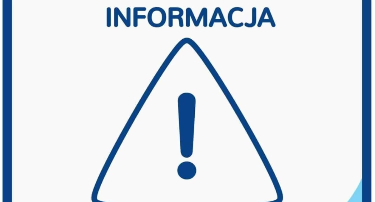 Komunikat, OPWiK informacja mieszkańców Karczewa - zdjęcie, fotografia
