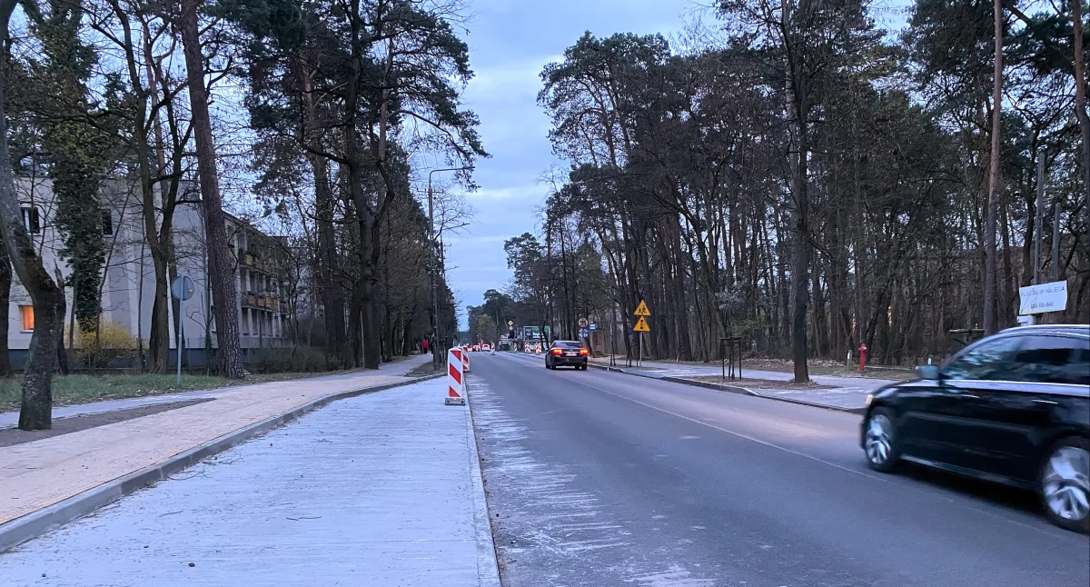 Ulica Kołłątaja od strony Świdra. 
