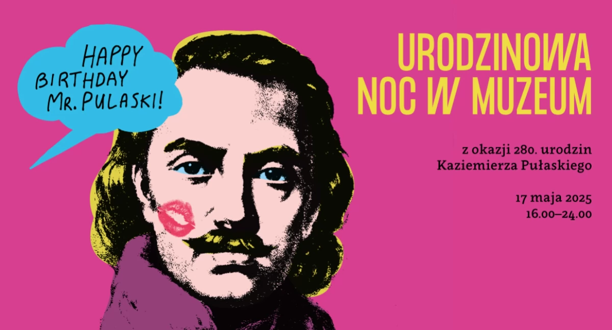 Imprezy - wydarzenia, Urodzinowa Muzeum Kazimierza Pułaskiego Warce - zdjęcie, fotografia
