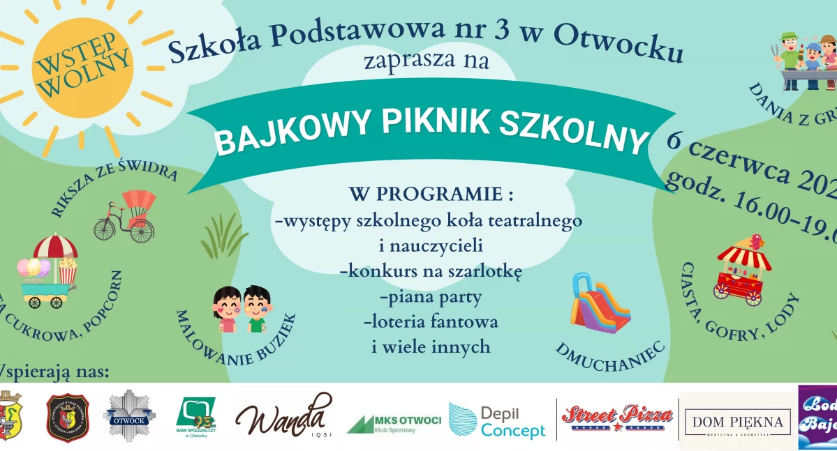 Imprezy - wydarzenia, Bajkowy Piknik Szkolny Otwocku - zdjęcie, fotografia