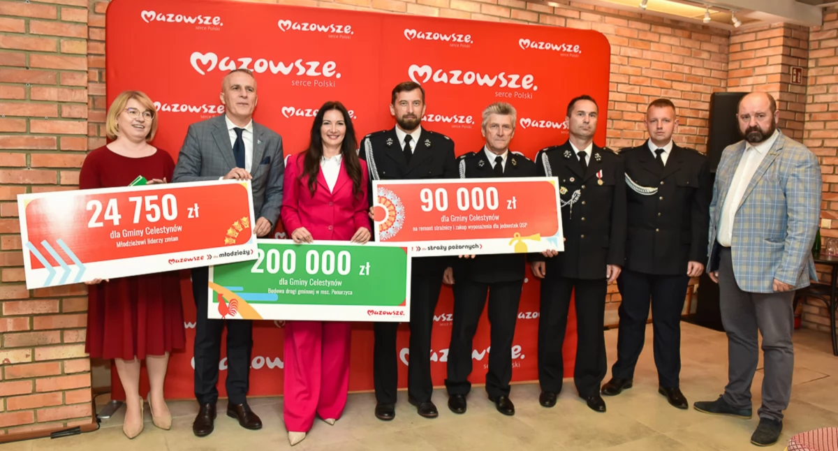 Wsparcie dla gminy Celestynów wyniesie łacznie ponad 300 tys. Fot. Tomasz Słupski/UMWM