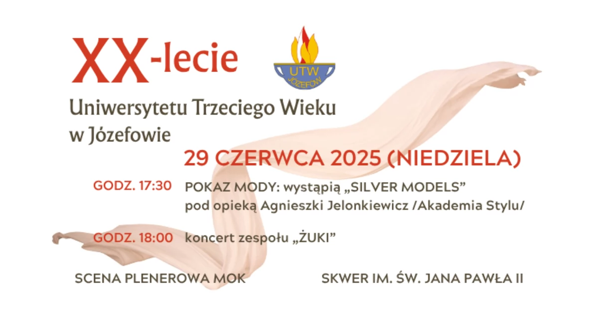 Imprezy - wydarzenia, Józefowskiego Uniwersytetu Trzeciego Wieku Jubileusz koncert zespołu Żuki - zdjęcie, fotografia