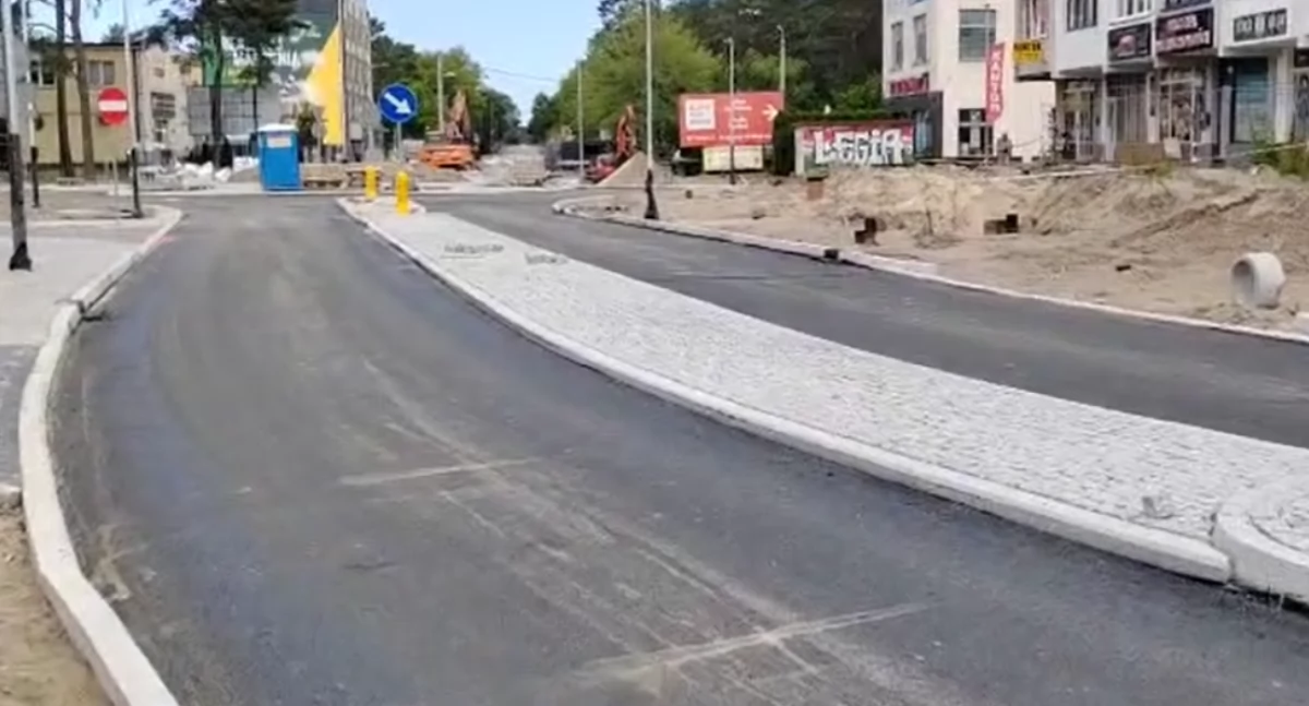 Budowa ul. Kołłątaja między nowymi rondami. Fot. archiwum