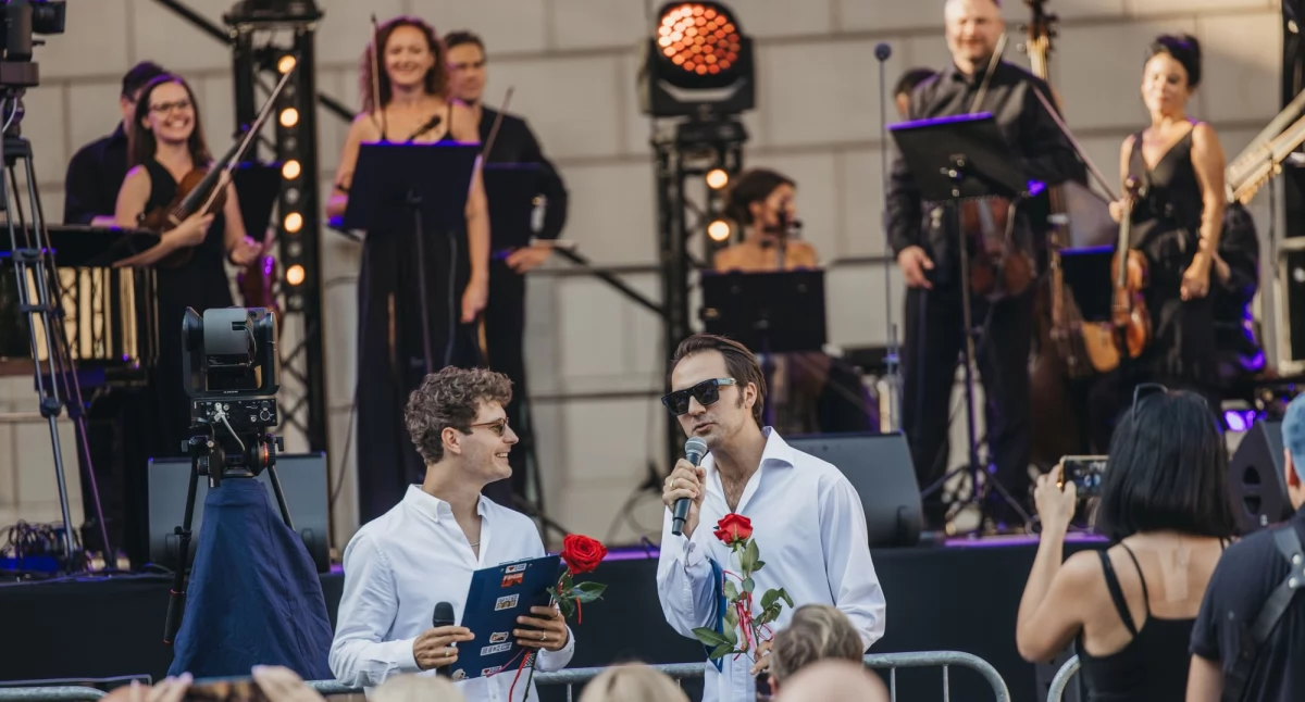 Jakub Józef Orliński i Aleksander Dębicz - Break in Classic. Fot. Grzesiek Mart 