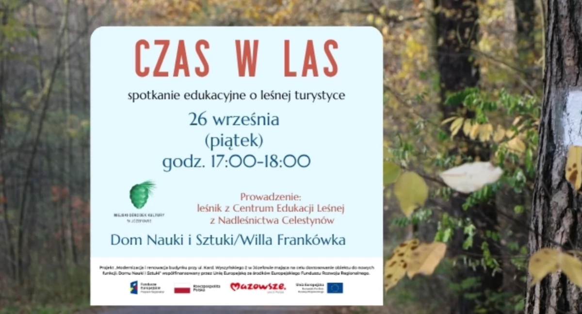 Imprezy - wydarzenia, Spotkanie edukacyjne leśnej turystyce - zdjęcie, fotografia