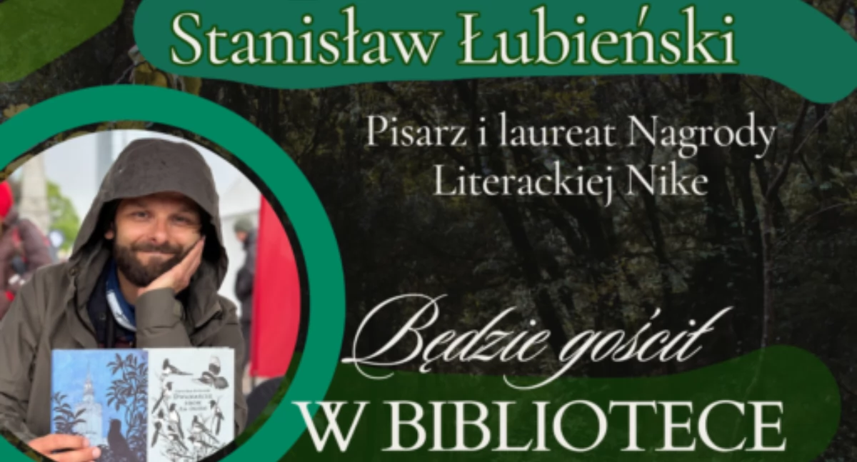 Literatura, Stanisław Łubieński spotkanie autorem Kołbiel - zdjęcie, fotografia