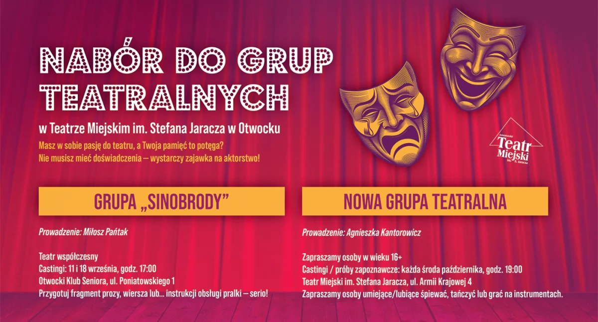 Teatr - spektakle, MOKTiS Otwock zaprasza castingi teatralnych amatorów - zdjęcie, fotografia