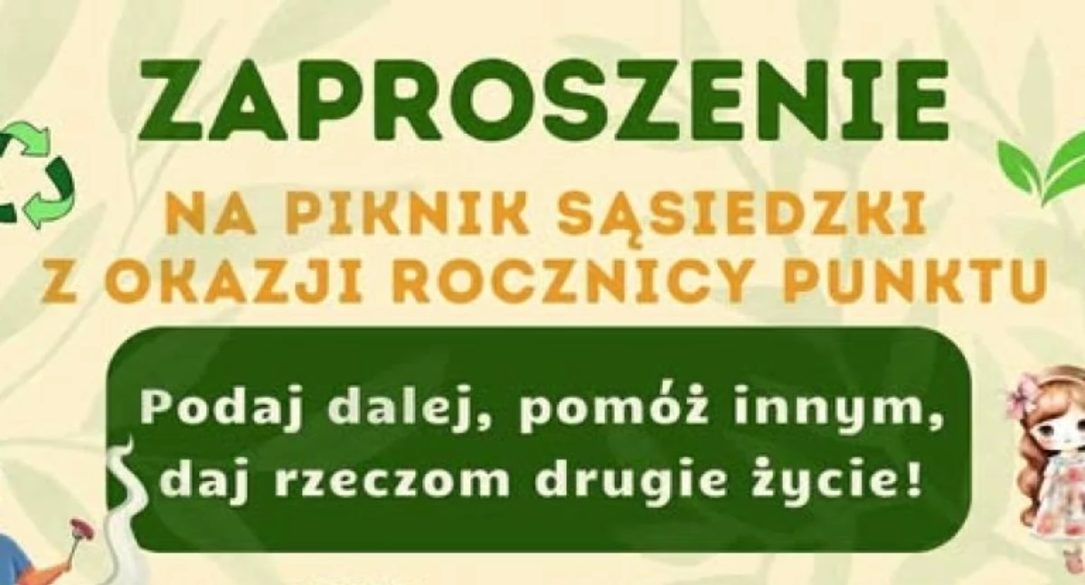 Imprezy - wydarzenia, Piknik sąsiedzki okazji rocznicy działalności Punktu Podaj dalej Otwocku! - zdjęcie, fotografia