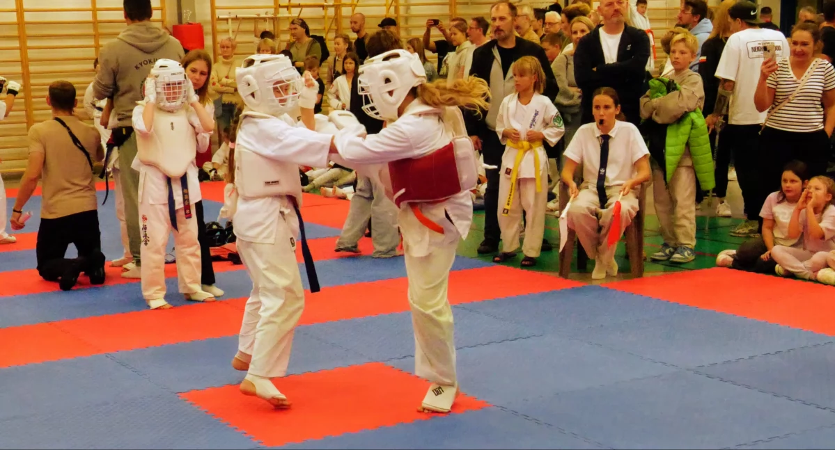 Karate, Młodzi karatecy rywalizowali Józefowie podczas Otwartej Młodych Wojowników Kyokushin - zdjęcie, fotografia