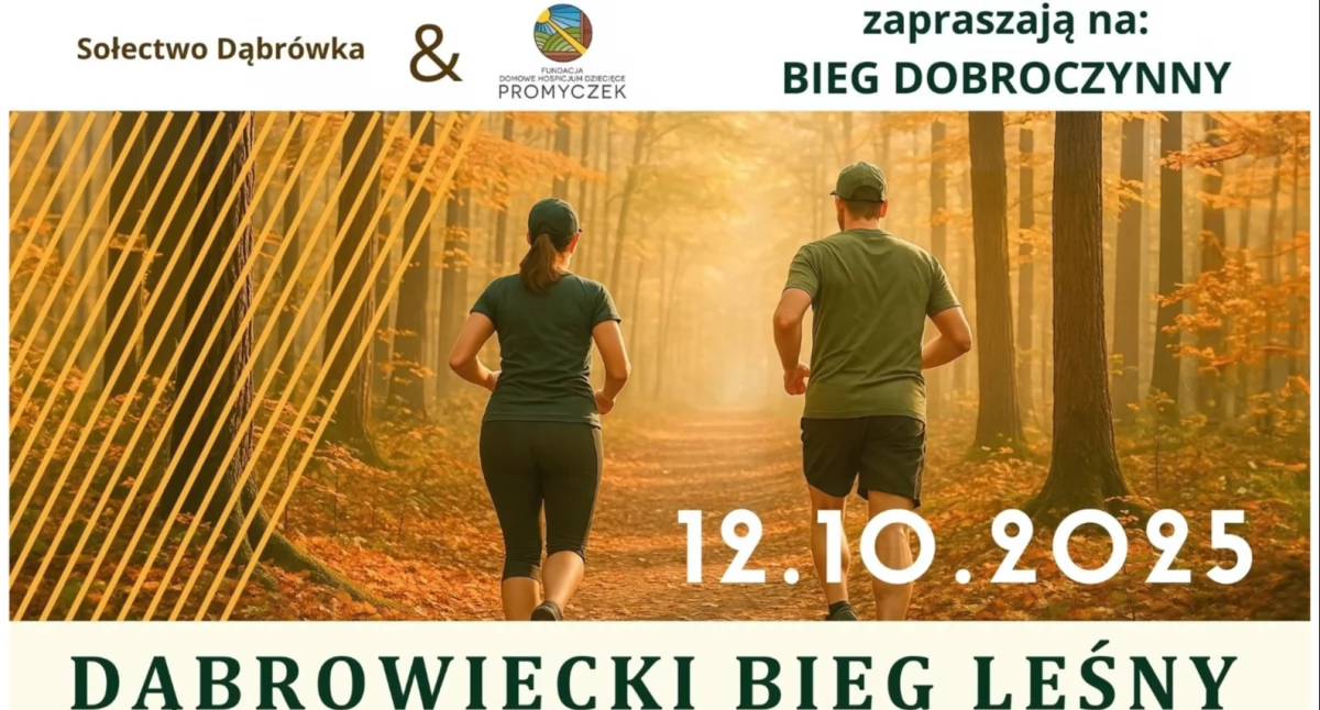 Bieganie, Dąbrowiecki Leśny sport pomoc jednym - zdjęcie, fotografia