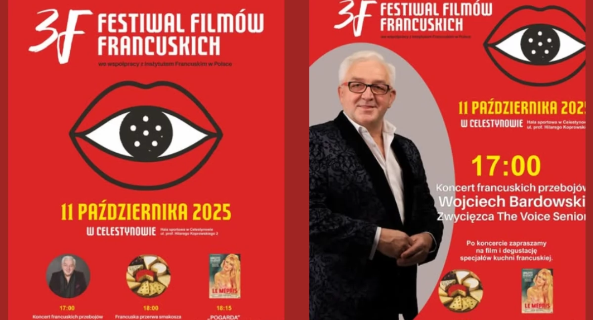 Imprezy - wydarzenia, Festiwal Filmów Francuskich Celestynowie muzyka smaki prosto Francji - zdjęcie, fotografia