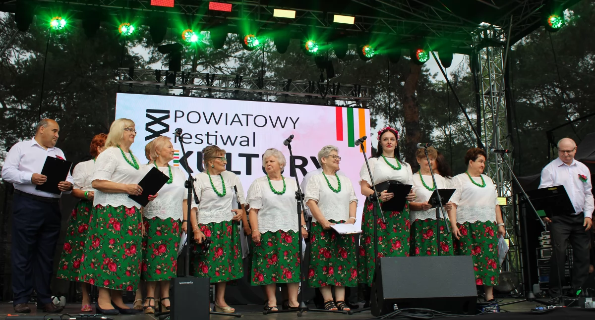 Zespół Sąsiedzkie Echa wystąpił na XXI Powiatowym Festiwalu Kultury. Fot. archiwum
