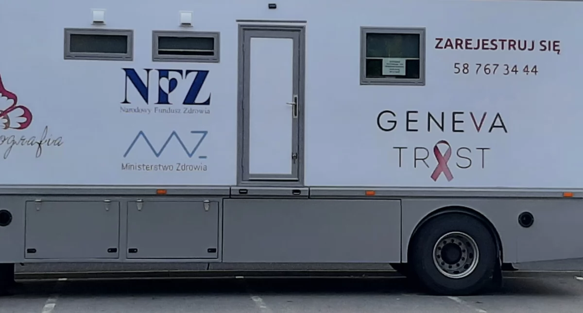 Zdrowie - szpital , Różowy październik powiecie otwockim Skorzystaj bezpłatnej mammografii mammobusie! - zdjęcie, fotografia