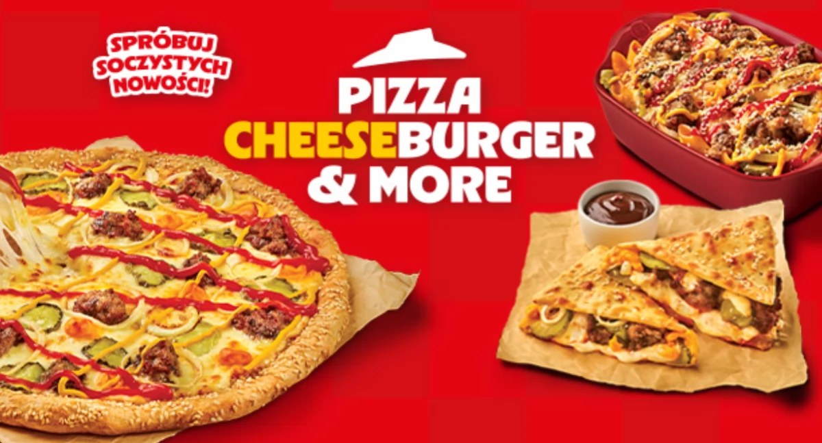 Restauracje, Sensacja smaku Pizza Galeria Kupiecka! Pizza Cheeseburger czeka! - zdjęcie, fotografia