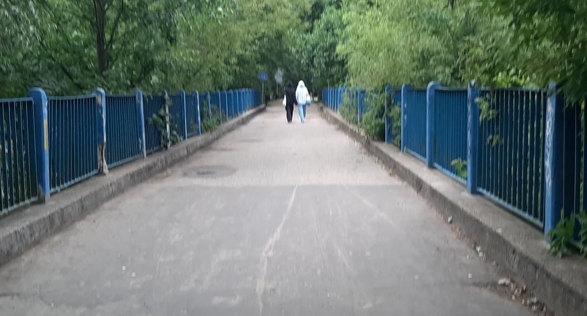 Most pieszo-rowerowy nad Świdrem łączący Józefów i Otwock. Fot. archiwum