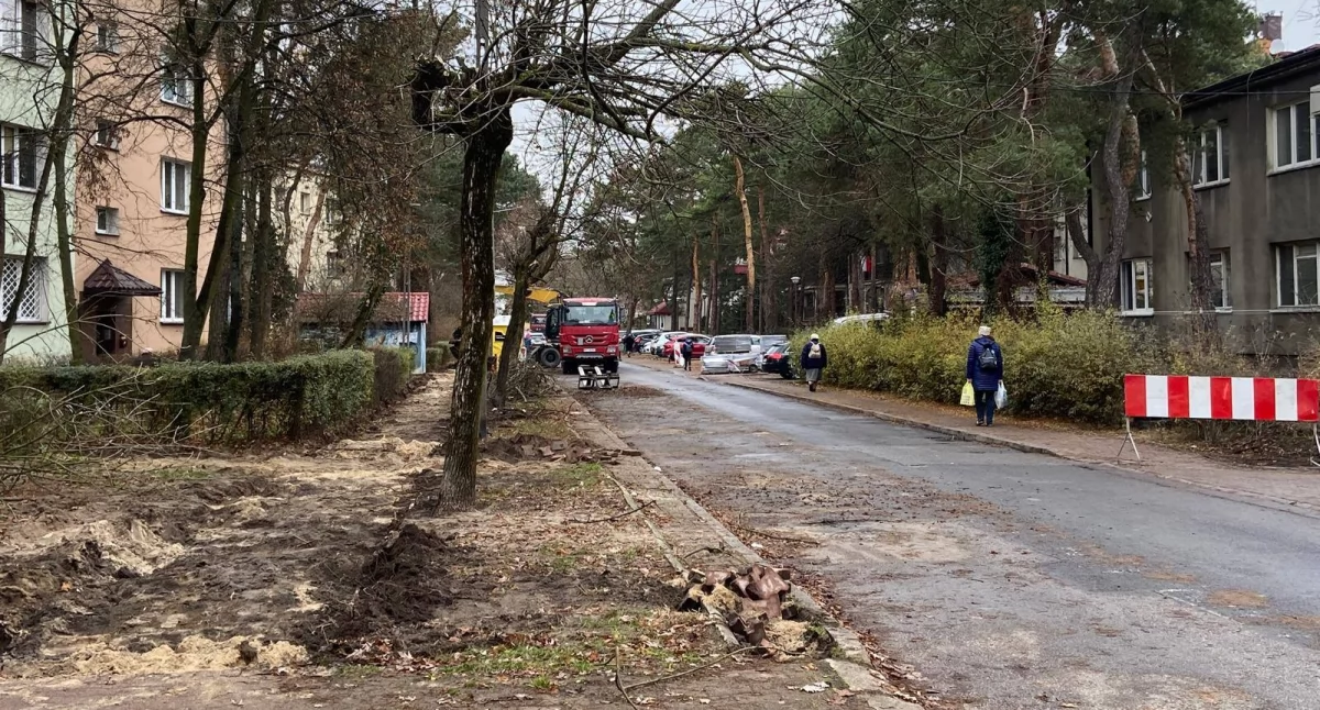 Ul. Wyspiańskiego Otwock Fot. FB/Jarosław Margielski - Prezydent Otwocka 