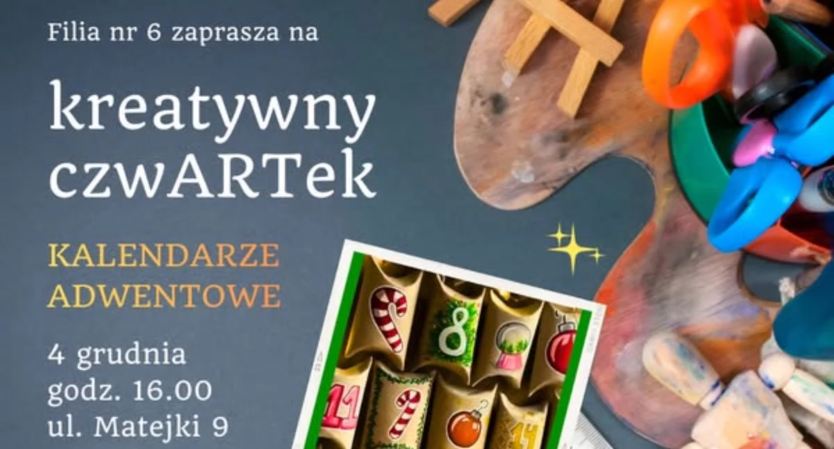 Imprezy - wydarzenia, „Kreatywny CzwARTek” warsztaty Miejskiej Bibliotece Publicznej Otwocku - zdjęcie, fotografia